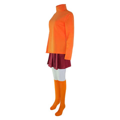 Velma Dinkley Kostüm Cosplay Scooby-Doo Uniform Halloween Karneval Outfits