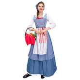 Die Schöne und das Biest Belle Dienstmädchen Kleid Cosplay Kostüm