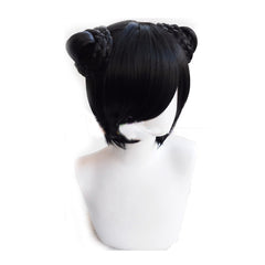 Chun Li Perücke Street Fighter Chun Li Hitzebeständiges Haar Karneval Party Requisiten