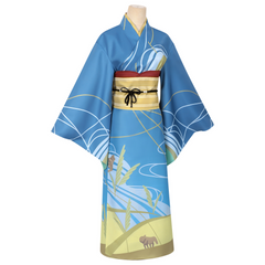 20 Seiki Denki Mokuroku 20th Denmoku Inako Momokawa Kimono Cosplay Outfit