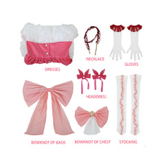 Madoka Kaname Kleid Puella Magi Madoka Magica Madoka Cosplay Kostüm Kleid