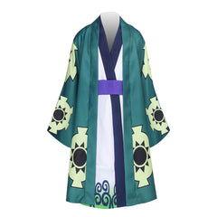 Kinder One Piece Roronoa Zoro Kimono Cosplay Kostüm Halloween Karneval Outfits