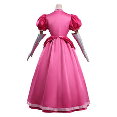 Prinzessin Peach Kleid The Super Mario Bros. Movie Peach Kostüm Outfits