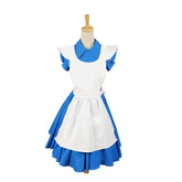 Alice In Wonderland Tim Burton Alice Kleid Cosplay Kostüm Dienstmädchen Kleid
