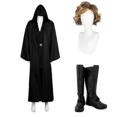 Anakin Skywalker Cosplay Kostüm Kleidung Schwarz Version