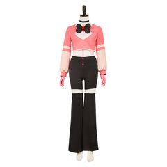 Angel Dust rosa Kostüm Set Hazbin Hotel 2 Angel Cosplay Outfits