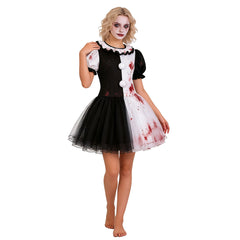 Art The Clown Terrifier Crossplay schwarz weiß Kleid