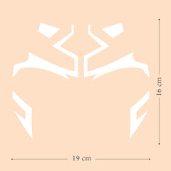 Asoka Tattoo-Sticker Gesicht Asoka Cosplay Requisite