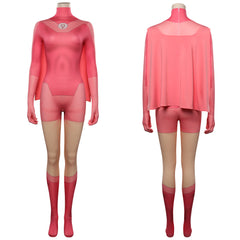 Atom Eve rosa Jumpsui Invincible Eve Cosplay Kostüm