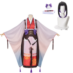 Blade of Demon Destruction Shinobu Kochou Kostüm Feuerpferd Jahr Shinobu Cosplay Kostüm