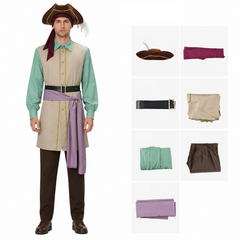 Captain Clark Kostüm Set The Backrooms Pirate Clark Cosplay Outfit