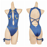 Chun Li Street Fighter Sommer Badeanzug einteilige Bademode