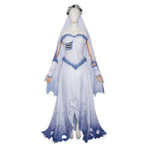 Corpse Bride Hochzeit mit einer Leiche Emily Kleid Cosplay Kostüm Halloween Karneval Outfit