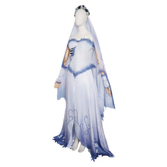 Corpse Bride Hochzeit mit einer Leiche Emily Kleid Cosplay Kostüm Halloween Karneval Outfit