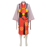 Demon Slayer Zenitsu Agatsuma Kostüm Kimetsu No Yaiba Feuerpferd Jahr Zenitsu Outfits