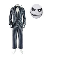 The Nightmare Before Christmas Jack Skellington Kostüm Der Albtraum vor Weihnachten Jack Halloween Karneval Kostüm