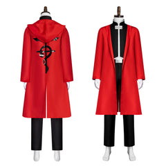 Edward Elric FullMetal Alchemist Cosplay Edward Elric Uniform Kostüm
