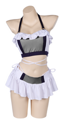 FINAL FANTASY VII REBIRTH Tifa Lockhart weiß Bademode 2tlg. Badeanzug