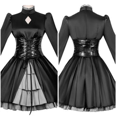 Fate/Grand Order Artoria Pendragon schwarz Kleid Cosplay Outfit