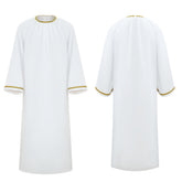 Good Omens Aziraphale weiß Robe Aziraphale Cosplay Outfits