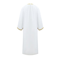Good Omens Aziraphale weiß Robe Aziraphale Cosplay Outfits