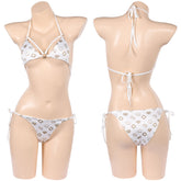 Grand Theft Auto VI Lucia Sommer Bikini 2tlg. GTA Bademode weiß Badeanzug