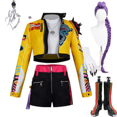 Rumi Kostüm Trio Dämonenjägerin Rumi gelb Cosplay Outfits