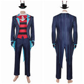 Hazbin Hotel 2025 Vox blau Kostüm Set Vincent Whittman Outfit