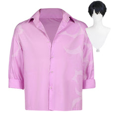 Dämon Jinu rosa Hemd Cosplay Outfits