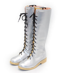 Trio Dämonenjägerin Golden Dämonenjägerin Rumi schwarz-gold Stiefel Cosplay Schuhe