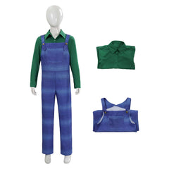 Kinder Jungen Luigi Kostüm Der Super Mario Galaxy Film Luigi Outfit