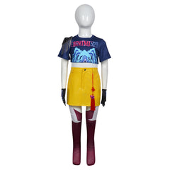 Kinder Mädchen Mira Kostüm Kpop Demon Hunters HUNTRIX Mira Cosplay Outfits