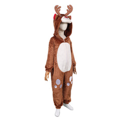 Kinder Rentier Weihnachten Kostüm Cosplay Weihnachtskostüm