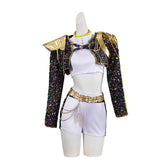 Mädchen Kinder Huntrix Rumi Golden schwarz Cosplay Outfits