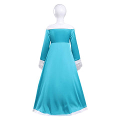 Mädchen Prinzessin Rosalina blau Kleid Cosplay Kostüm