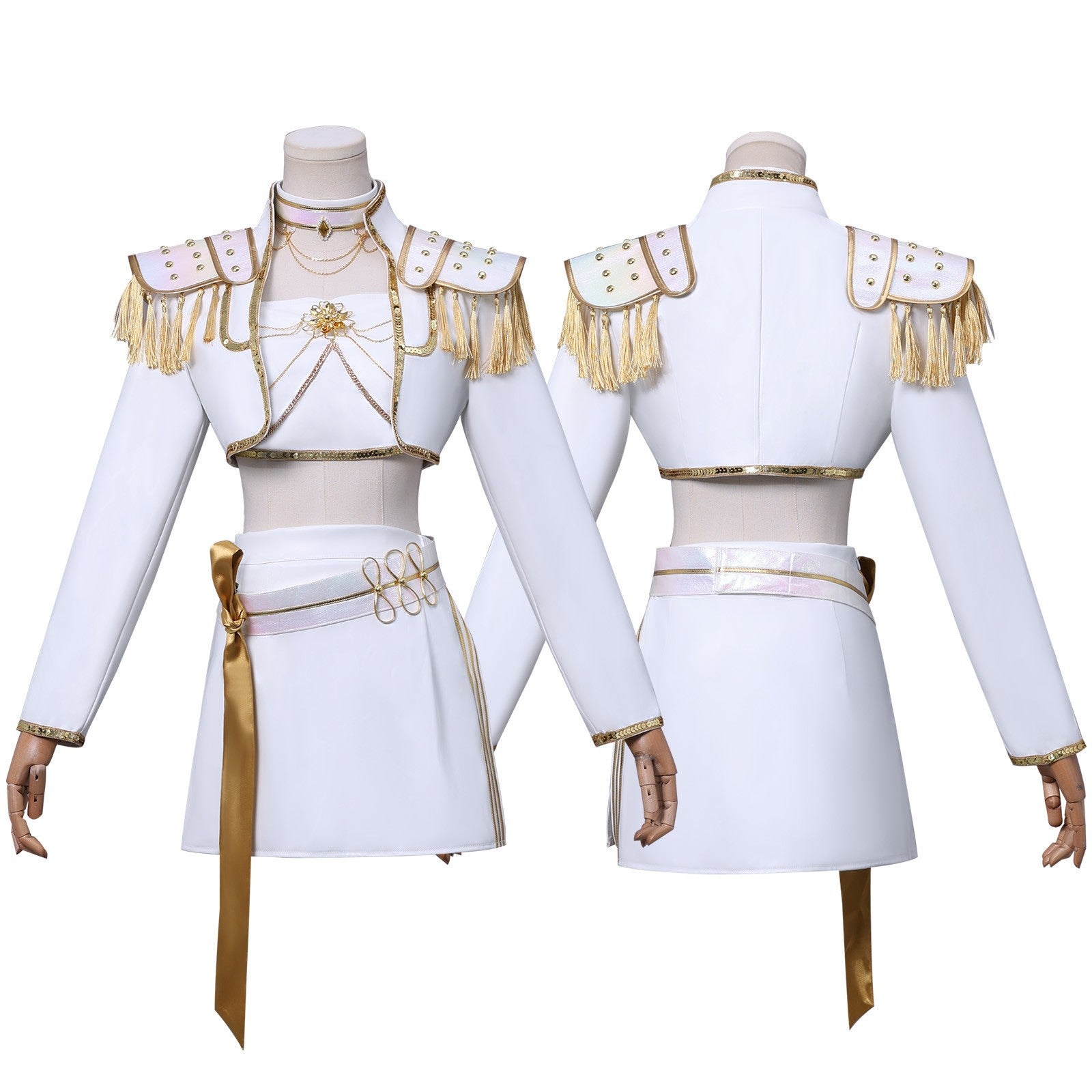 Mira Soundtrack Kostüm KPop Demon Hunters Mira weiß Cosplay Outfits-0