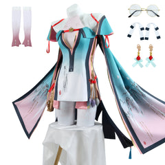 Zhezhi Kostüm Wuthering Waves Zhezhi Cosplay Outfits