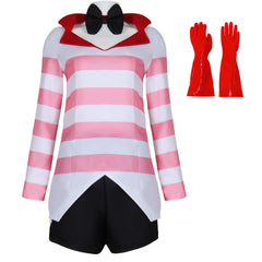 Dämonenspinne Angel Dust aus Hazbin Hotel Cosplay Kostüm