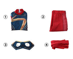 Kamala Khan Cosplay Kostüme Outfits Halloween Karneval Anzug