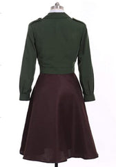 Captain America: The First Avenger Agent Peggy Carter Suit Cosplay Kostüm Grün Version