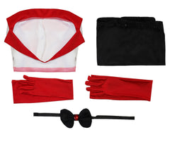 Dämonenspinne Angel Dust aus Hazbin Hotel Cosplay Kostüm