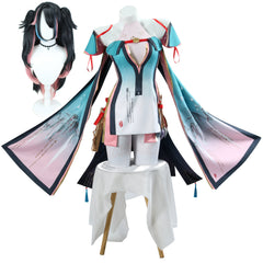Zhezhi Kostüm Wuthering Waves Zhezhi Cosplay Outfits