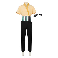 One Piece Roronoa Zoro Cosplay Kostüm Set Halloween Karneval Outfits