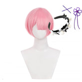 Re: Zero Das Leben in einer anderen Welt von Zero Ram Cosplay Perücke