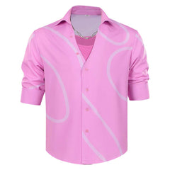 Boygroup Dämon Romance rosa Shirt Dämon Romance Cosplay Kostüm