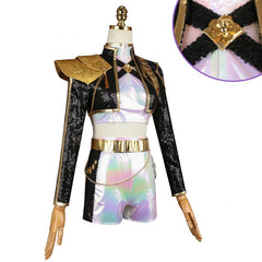 Rumi Golden Kostüm KPop Demon Hunters Girls Group HUNTR/X Rumi Cosplay Outfits