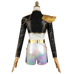 Rumi Golden Kostüm KPop Demon Hunters Girls Group HUNTR/X Rumi Cosplay Outfits