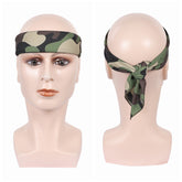 Stranger Things Lucas Sinclair Camo Headband Cosplay Requisite