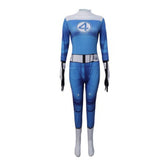 The Fantastic Four: First Steps (2025) Invisible Woman Susan Storm Bodysuit Cosplay Jumpsuit