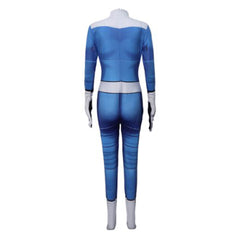 The Fantastic Four: First Steps (2025) Invisible Woman Susan Storm Bodysuit Cosplay Jumpsuit